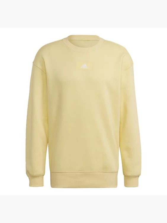 Adidas Essentials FeelVivid Cotton Fleece Drop Shoulder Sweatshirt 1 Adidas Essentials FeelVivid Cotton Fleece Drop Shoulder Sweatshirt